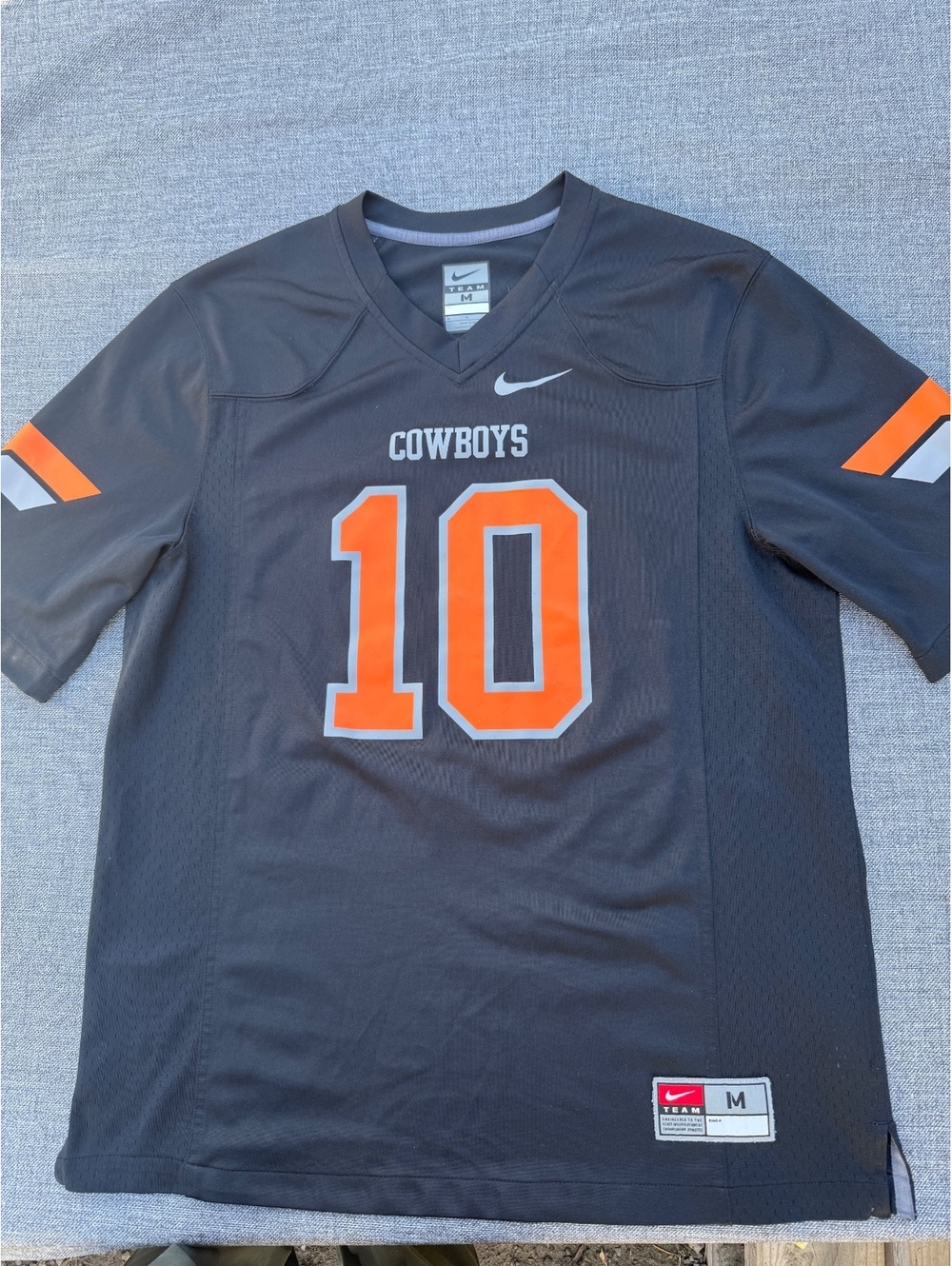 Nike Cowboys Football Jersey Number 10 Medium